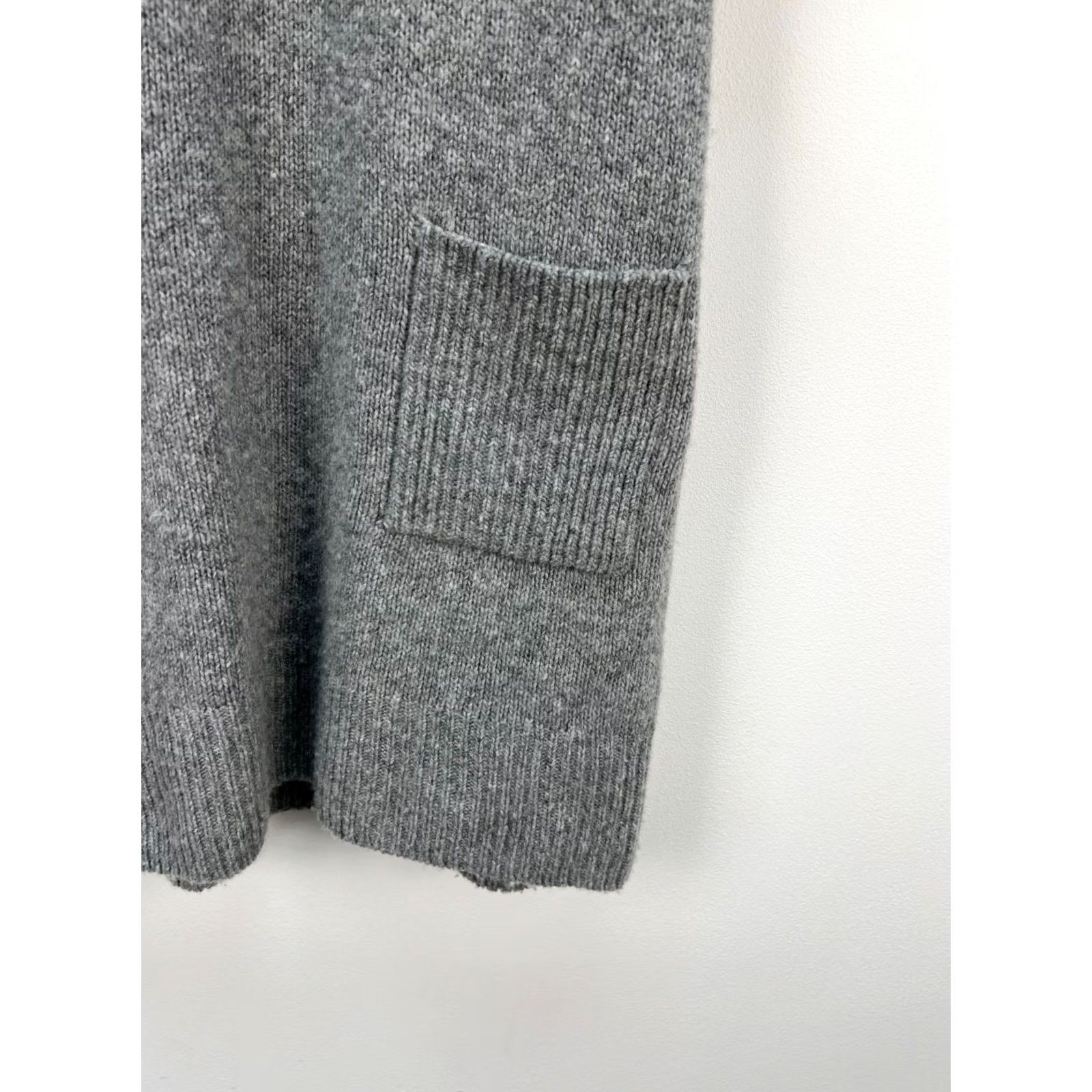 Vintage TOAST Merino Wool Knit Dress Grey Cowl Neck Pockets Sweater Size 12 Womens Size XL / US 12-14 / IT 48-50 - 5 Thumbnail