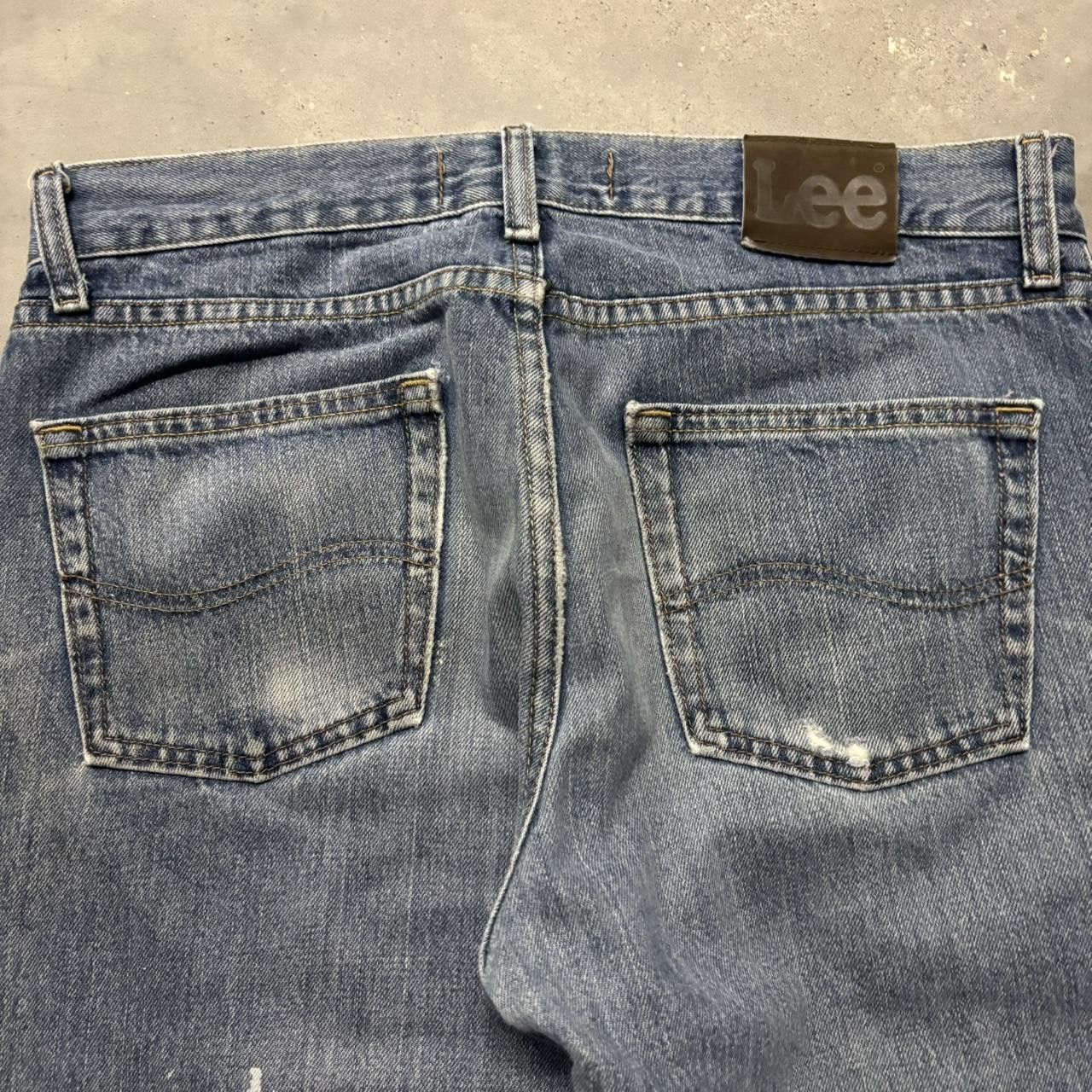 Japanese Brand × Vintage Crazy Vintage Y2K/2000s Grunge Medium Wash Denim Jeans! Size US 31 - 7 Thumbnail