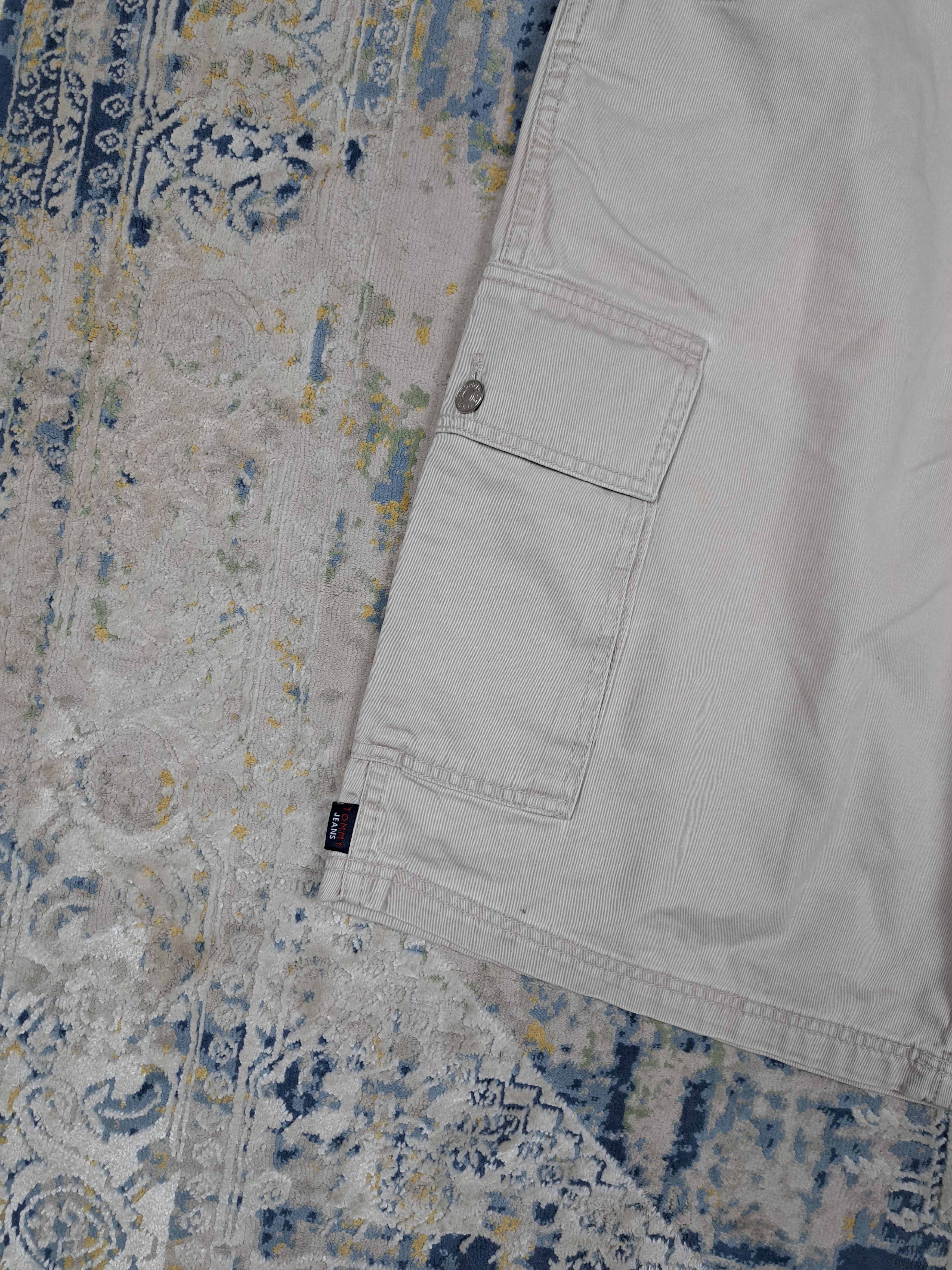Tommy Hilfiger VTG 90s Tommy Hilfiger Cargo Shorts Jorts Baggy Rap Hip Hop Size US 36 / EU 52 - 7 Thumbnail