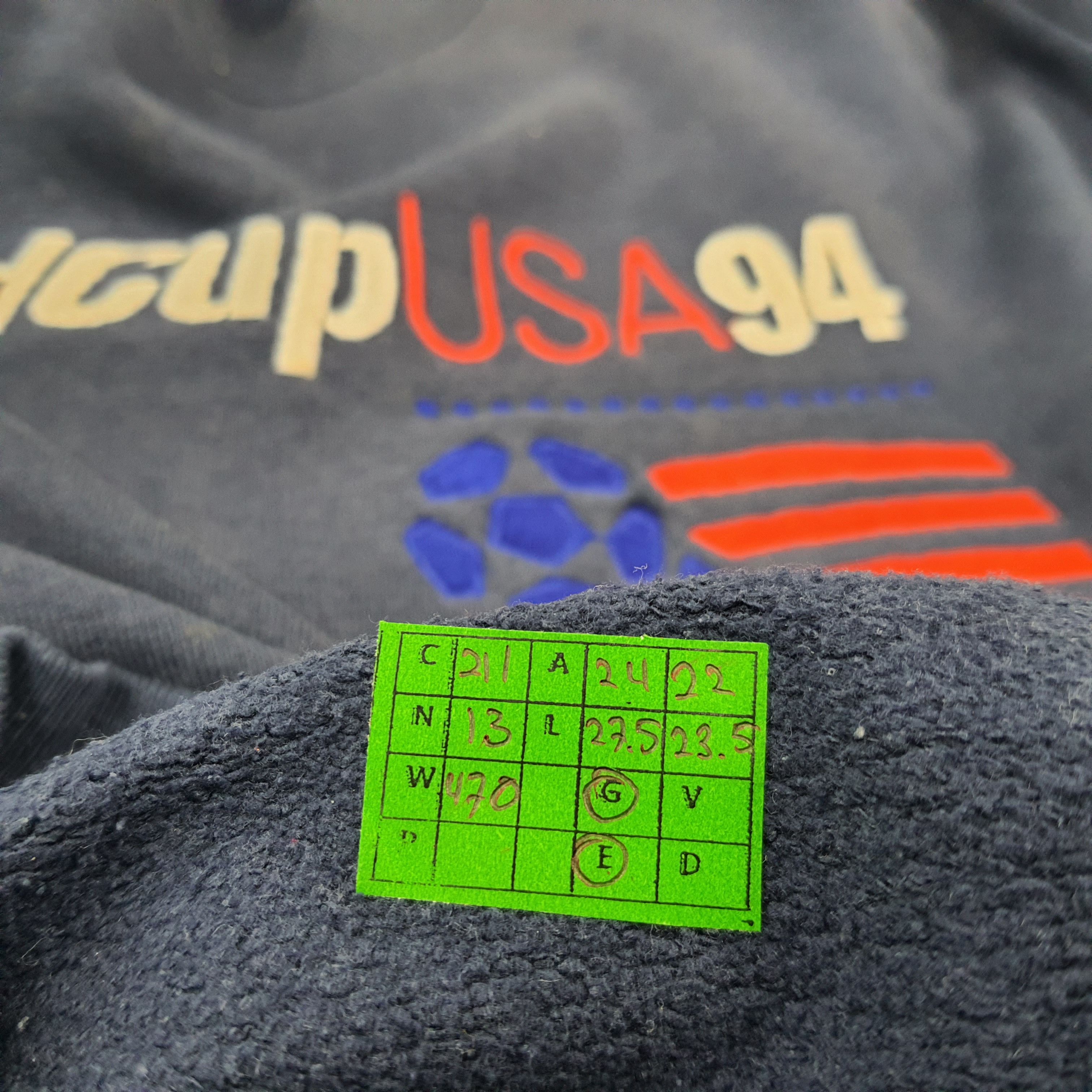 Vintage Vintage World Cup USA'94 90s Sports Sweatshirts Size US L / EU 52-54 / 3 - 6 Thumbnail