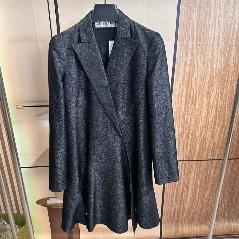 Dior Dior Black Silk Dress in Size L 0089 Size L / US 10 / IT 46 - 1 Thumbnail