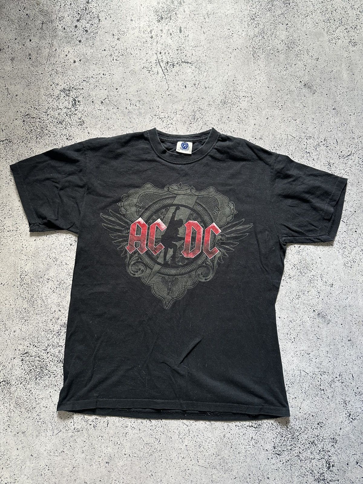 AC/DC Vintage AC DC Tee 2008/09 Black Ice Tour Band T-shirt Size US L / EU 52-54 / 3 - 1 Thumbnail
