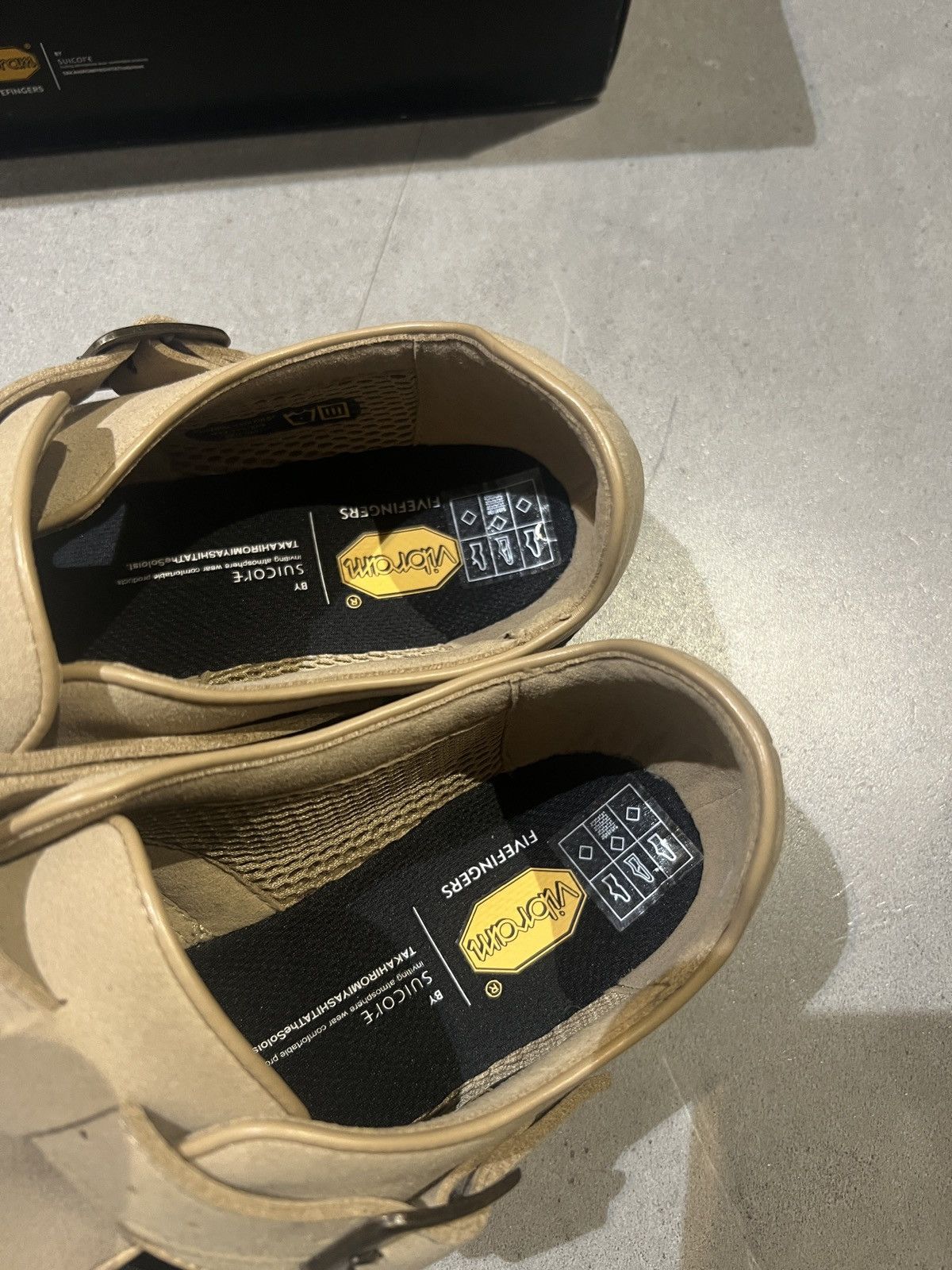 Suicoke × Takahiromiyashita The Soloist. × Vibram AW23 TAKAHIROMIYASHITA TheSoloist Fivefinger Suede One Strap Size US 8.5 / EU 41-42 - 3 Thumbnail