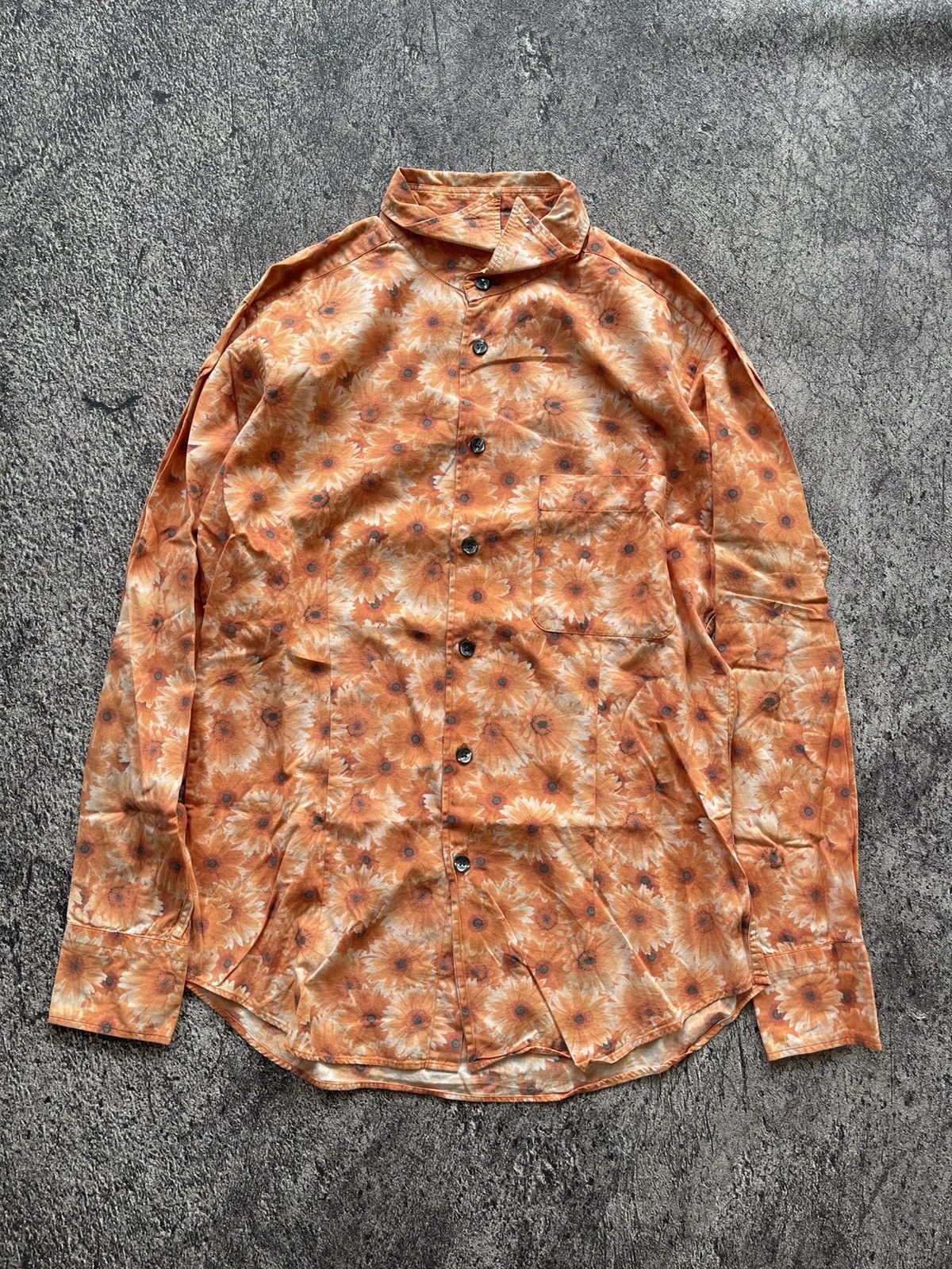 PPFM Y2K PPFM FLOWER PATTERN BUTTON SHIRT Size US M / EU 48-50 / 2 - 1 Thumbnail
