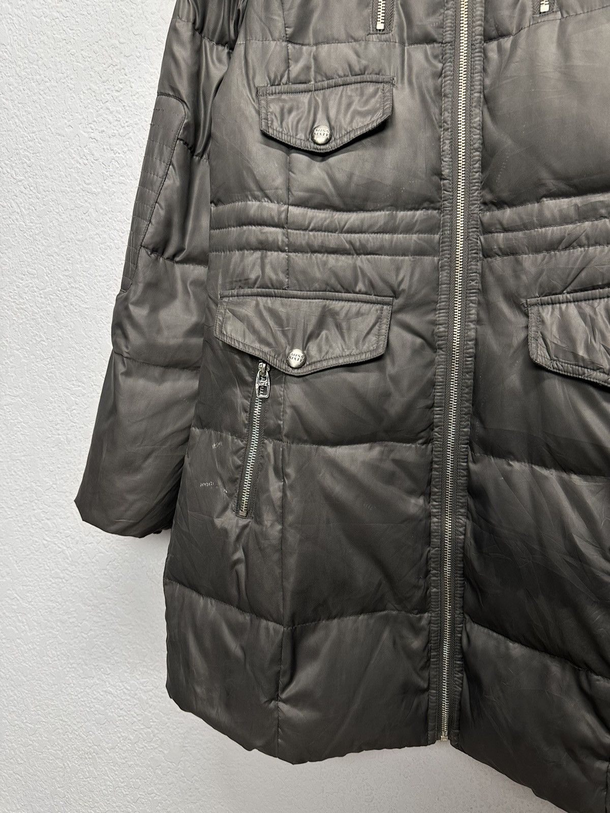 Miss Sixty Vintage Japan Military Fur Hood Jacket Y2K Utility Cropped Size S / US 4 / IT 40 - 3 Thumbnail