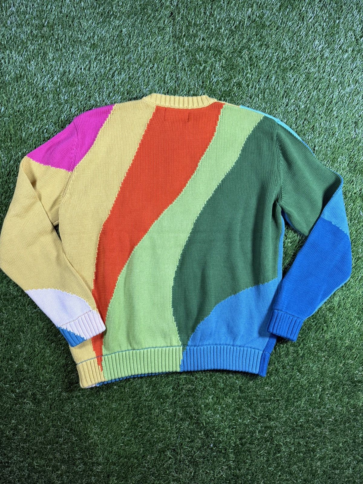 YITAI Y2k Yitai LA Fall Vibrant Abstract Colorful Knit Sweater Size US S / EU 44-46 / 1 - 3 Thumbnail