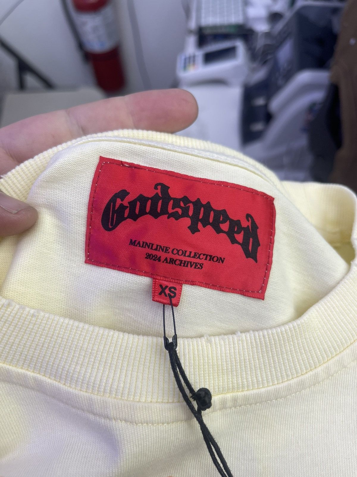 Godspeed Godspeed “human vs ai” longsleeve (bone) Size US XS / EU 42 / 0 - 4 Thumbnail