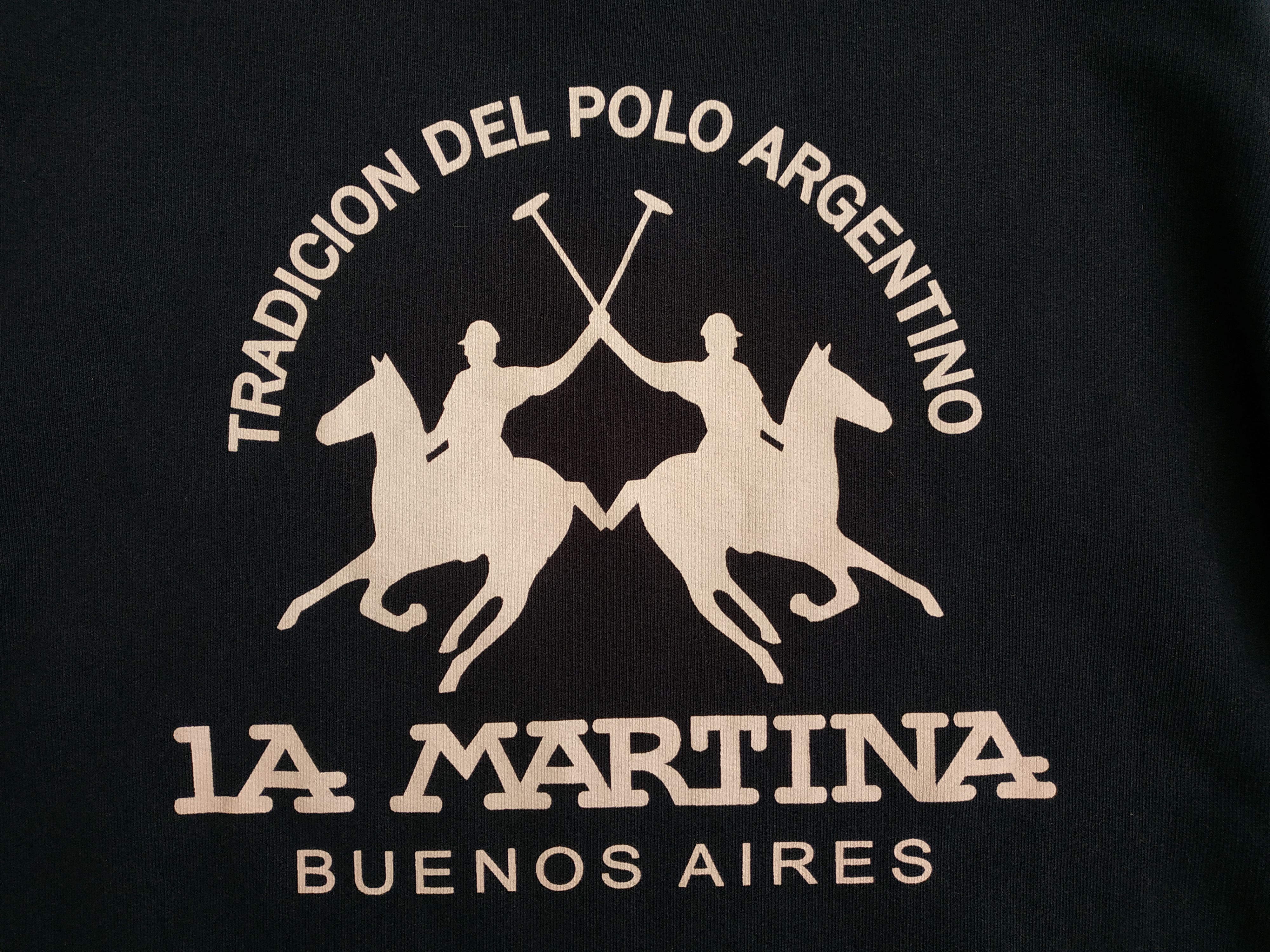 La Martina La Martina Argentina Polo Club Men's Sweatshirt, s. MEDIUM Size US M / EU 48-50 / 2 - 7 Thumbnail