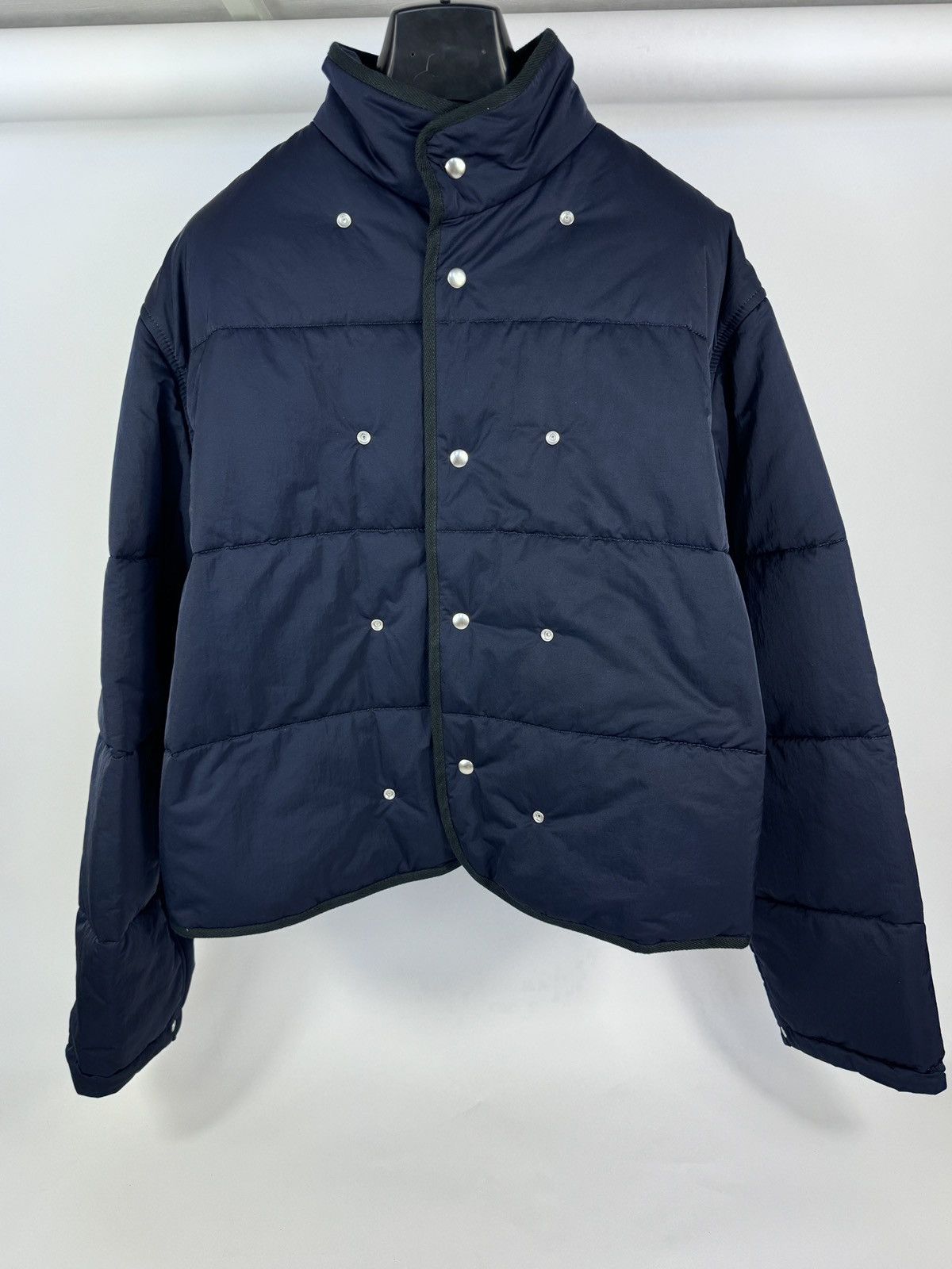 Bottega Veneta 2 IN 1 ZIP UP DOUBLE LAYER CROPPED JACKET Size US L / EU 52-54 / 3 - 3 Thumbnail