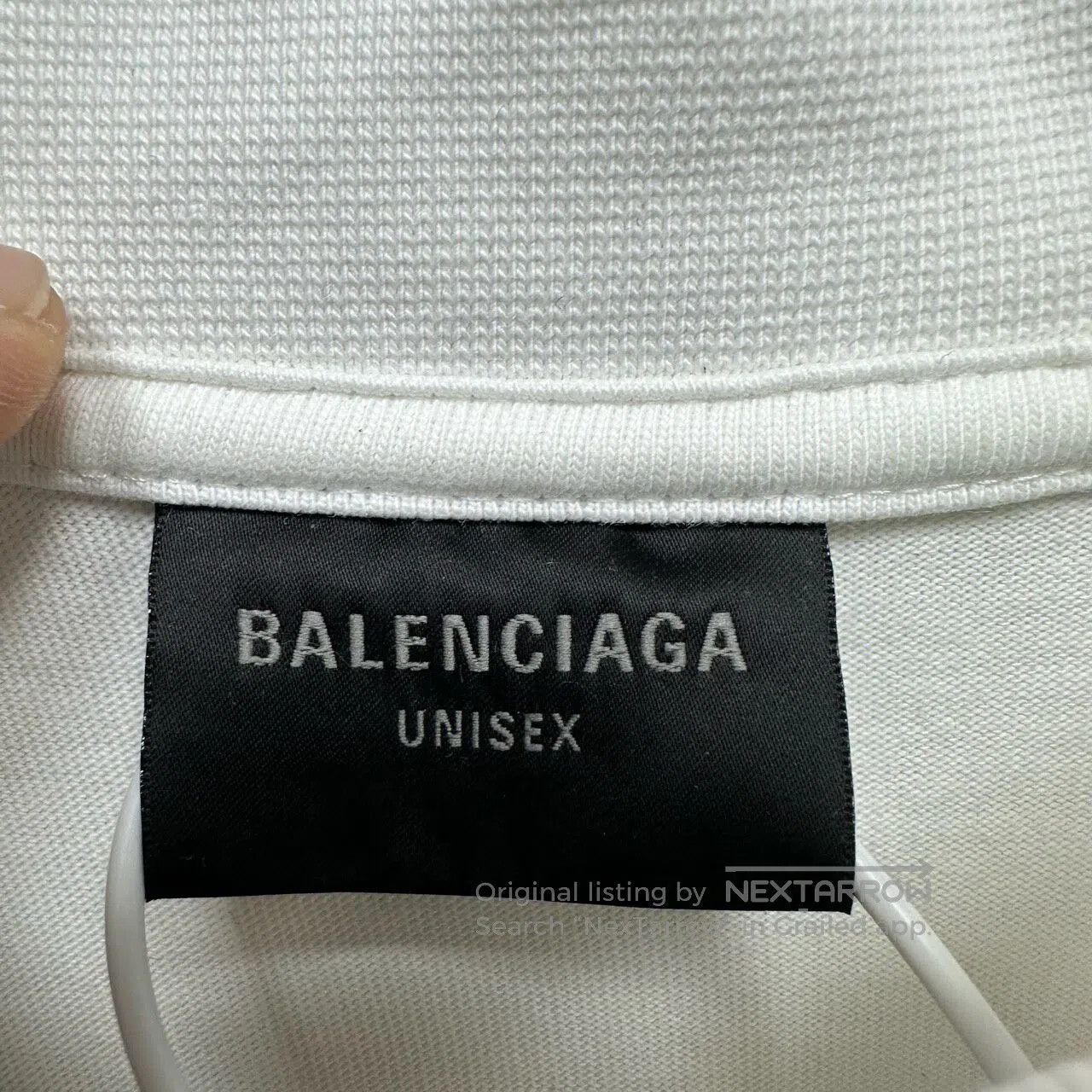 Balenciaga Balenciaga 3B Embroidered Letter Short-Sleeve T-Shirt Size M / US 6-8 / IT 42-44 - 3 Thumbnail