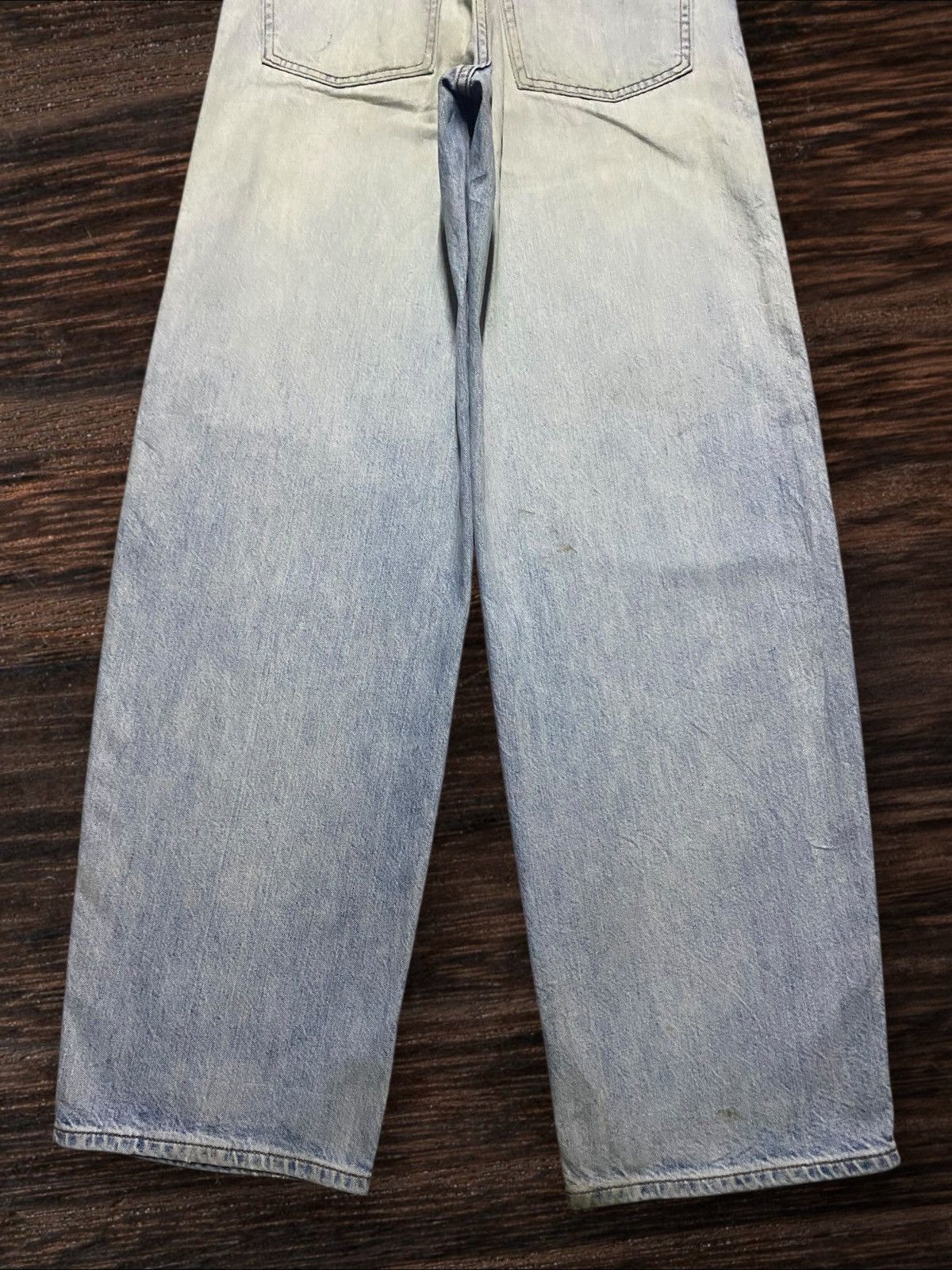 Christophe Lemaire Vintage Japanese Brand Uniqlo Light Wash Grunge Baggy Jeans Size US 28 / EU 44 - 6 Thumbnail