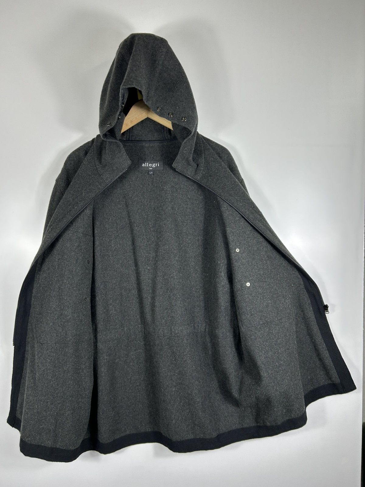 Allegri ⚡️Vintage Allegri Wool Hooded Zipper Jacket Size US L / EU 52-54 / 3 - 8 Thumbnail