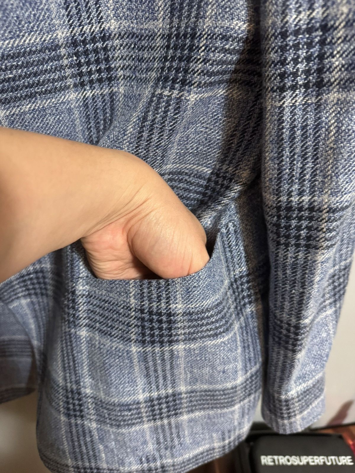 Ring Jacket Tito Alegretto Napoli Blue Plaid Check Blazer EU 52 Size 40R - 6 Thumbnail