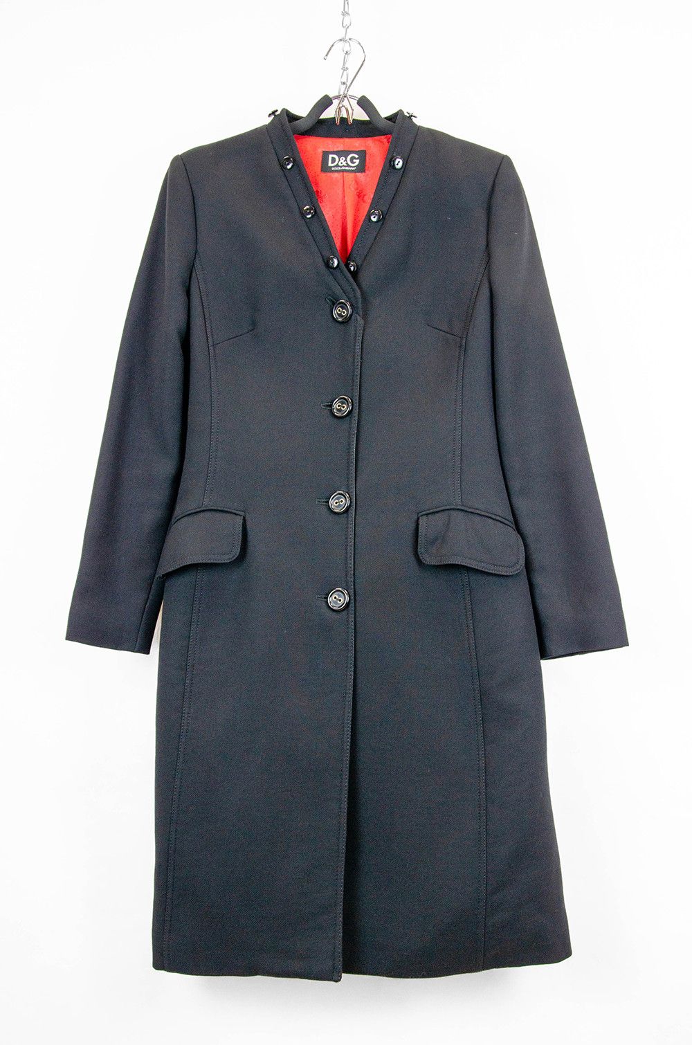 Dolce & Gabbana D&G Tailored Wool Coat – Size IT 42 (Made in Italy) Size M / US 6-8 / IT 42-44 - 7 Thumbnail
