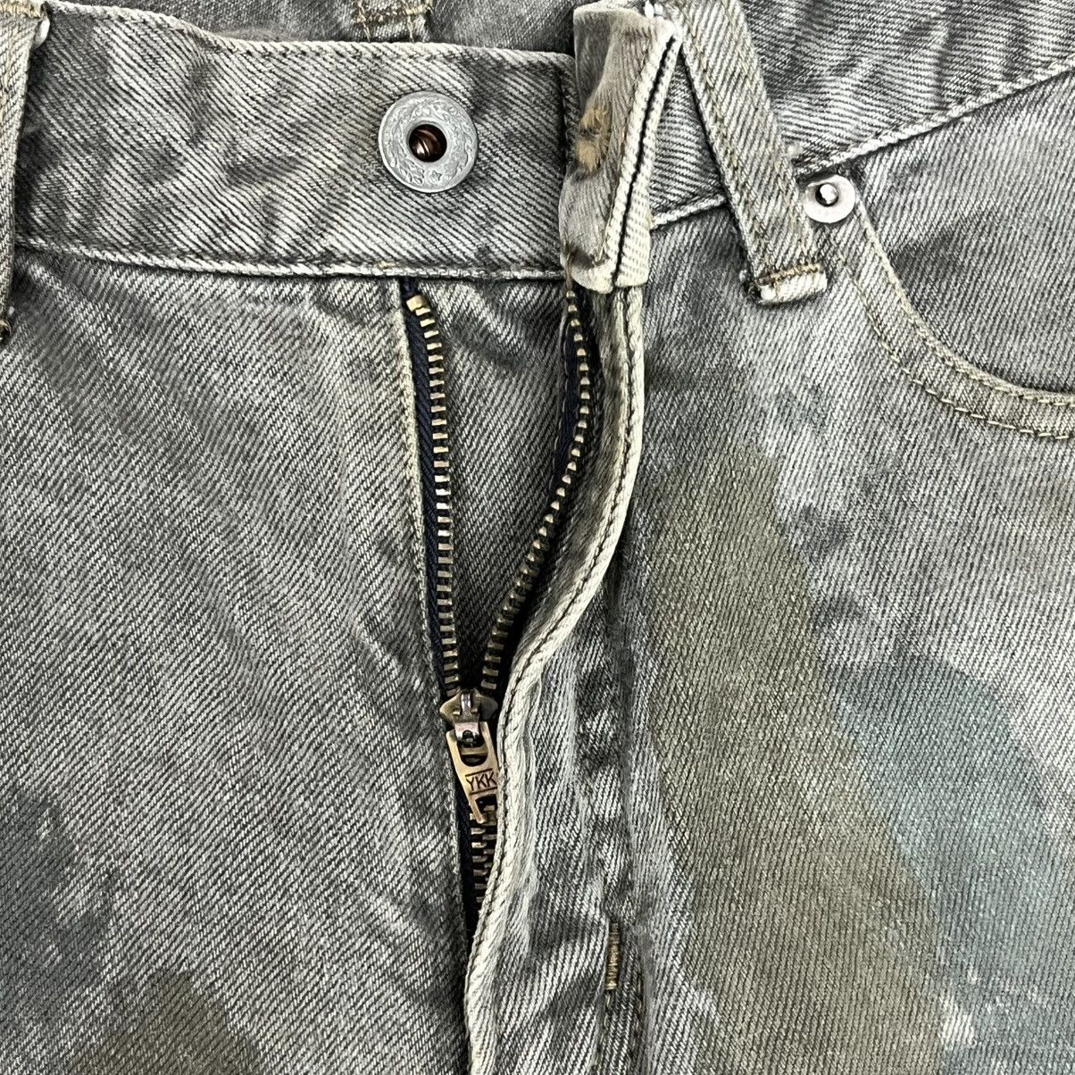 Japanese Brand Belly Belly Japanese Denim Abstract Painted Washed Jeans Size US 31 - 5 Thumbnail
