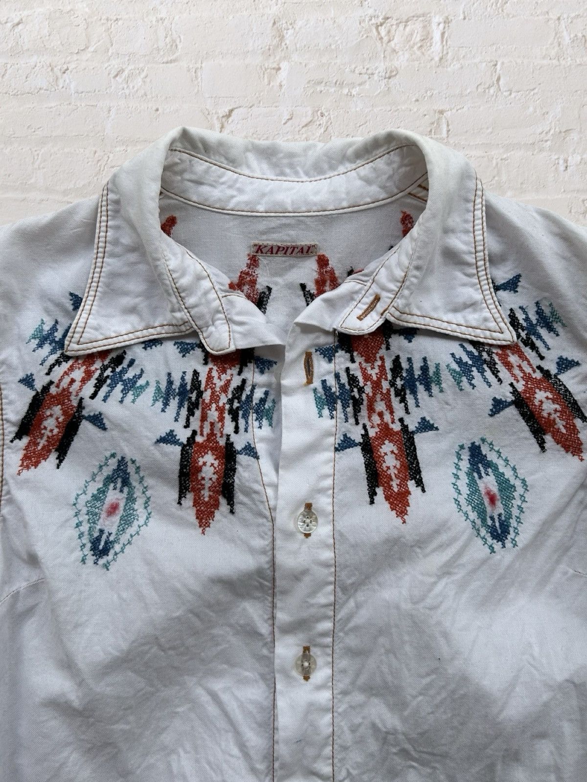 Kapital KAPITAL Native Pattern Button-up LS Shirt 1 Size US S / EU 44-46 / 1 - 2 Thumbnail