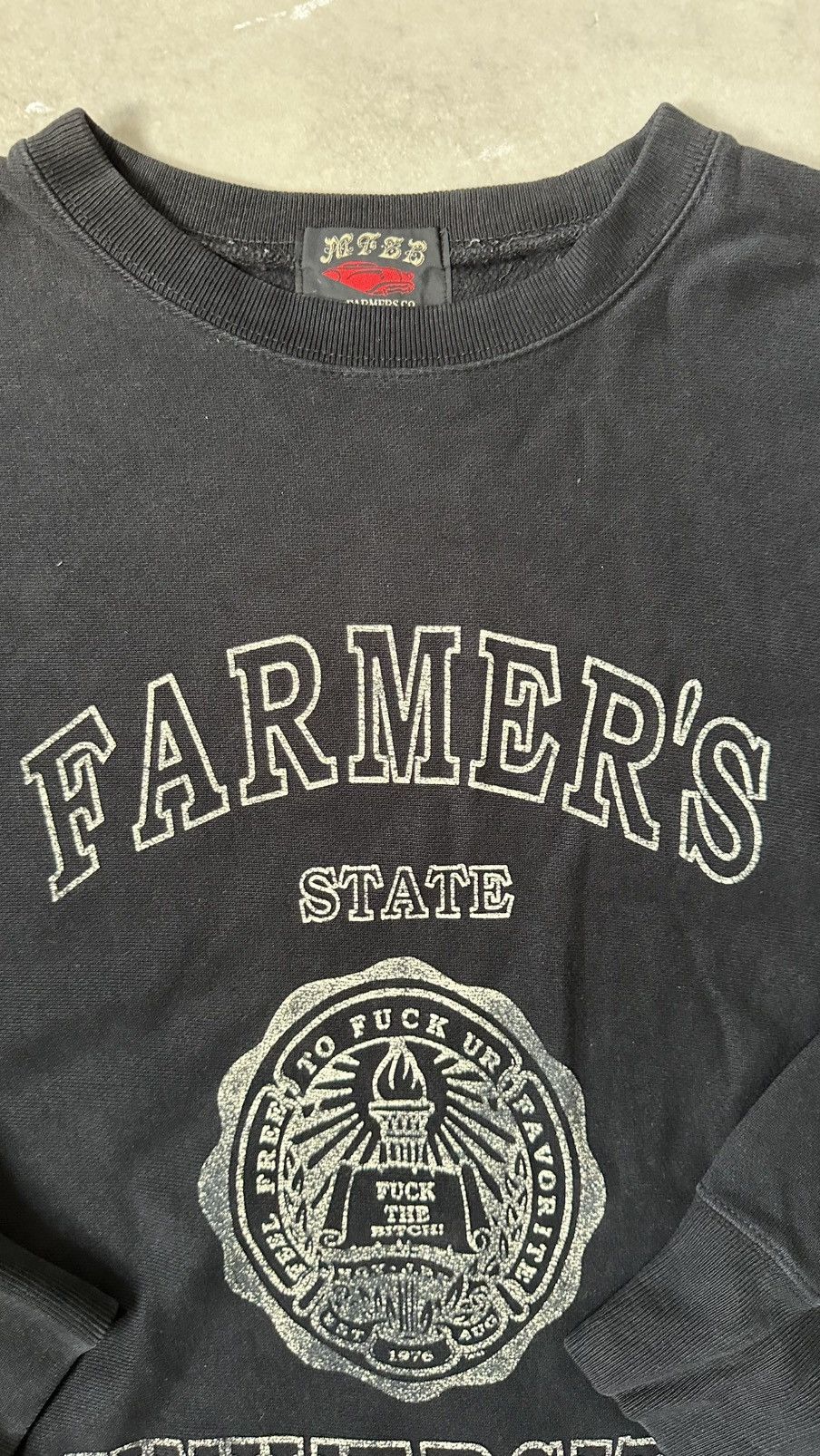 Japanese Brand VINTAGE MFSB BY FARMERS CO COLLEGIATE TEE Size US M / EU 48-50 / 2 - 3 Thumbnail