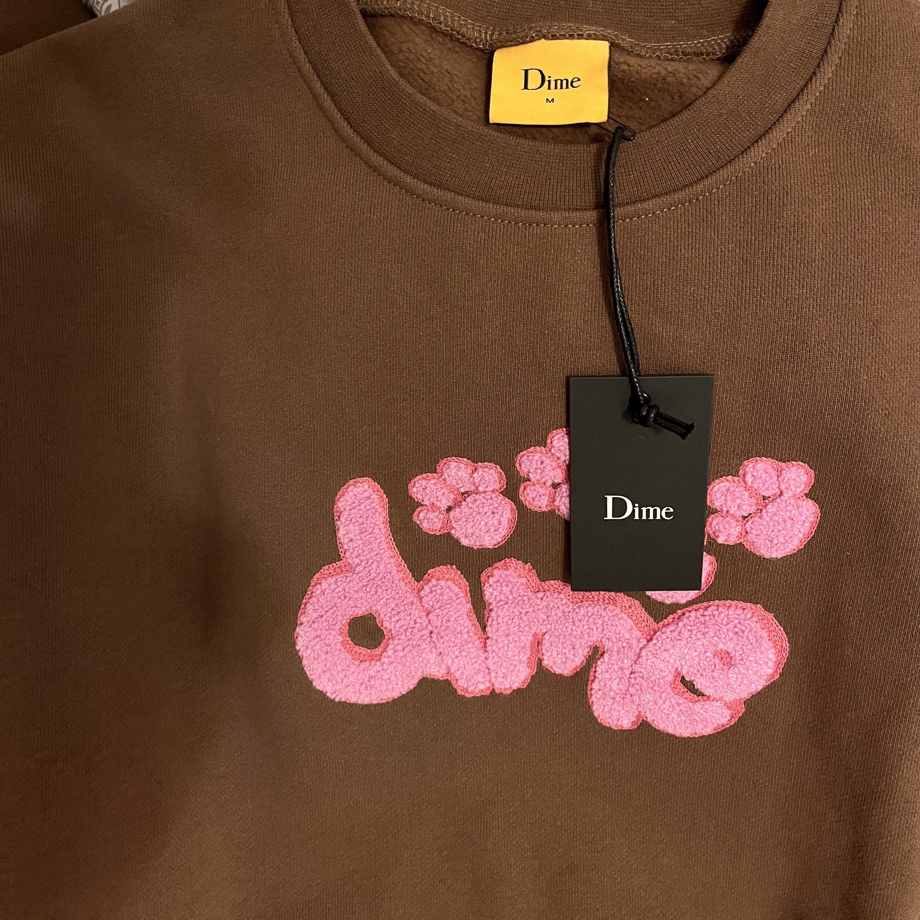 Dime DIME PAWZ CHENILLE CREWNECK - Brand New Size US M / EU 48-50 / 2 - 3 Thumbnail