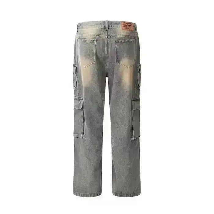Japanese Brand y2k baggy cargo hiphop faded pants Size US 32 / EU 48 - 6 Thumbnail