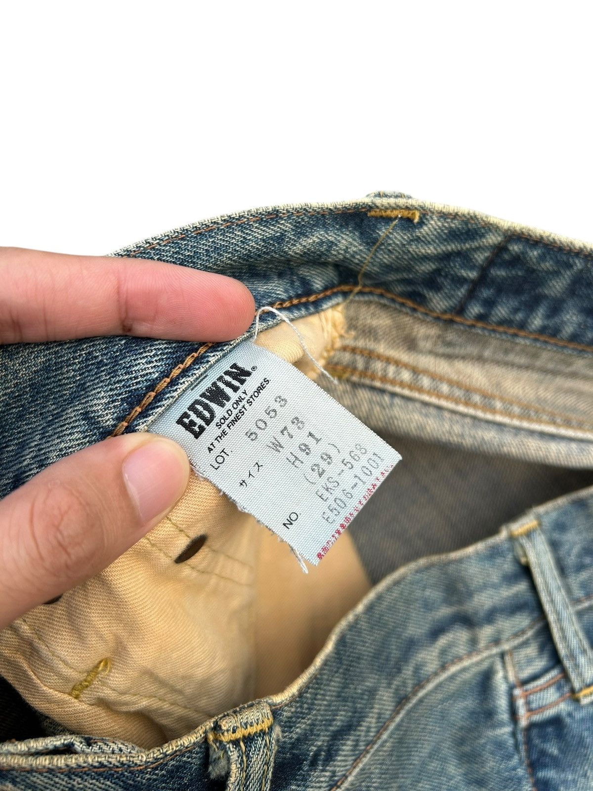 Kapital Thrashed Vintage Edwin 505XX Selvedge Distressed Denim Jeans Size US 29 - 11 Thumbnail