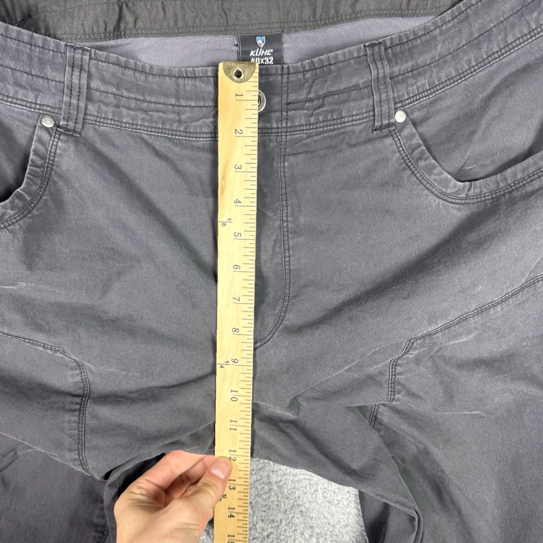 Vintage KUHL The Outsider Pants Men 40x32 Gray Klassik Fit Vintage Patina Gorpcore 5233 Size US 40 / EU 56 - 5 Thumbnail