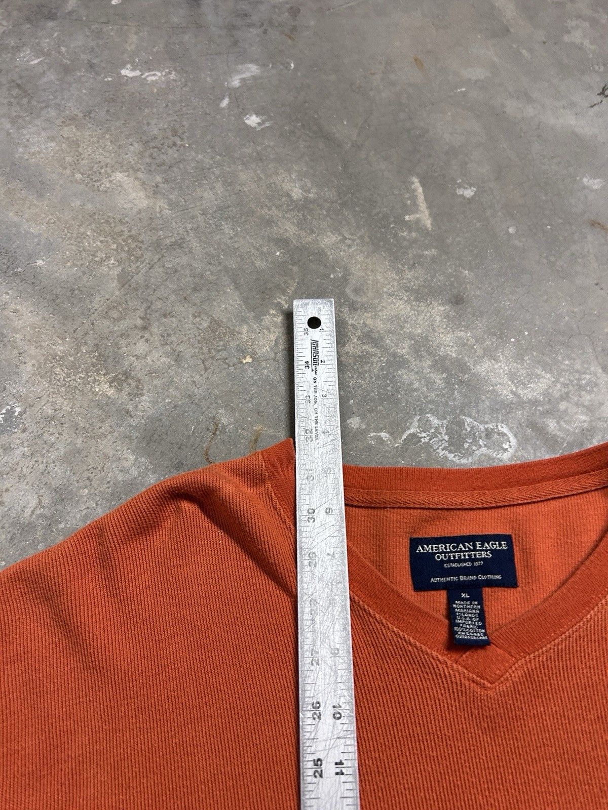 American Eagle Outfitters Vintage Y2K American Eagle V Neck Striped Basic Shirt Size US XL / EU 56 / 4 - 5 Thumbnail