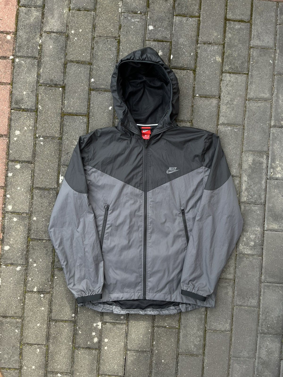 Nike Nike Black And Gray Jacket Windbreaker | Grailed