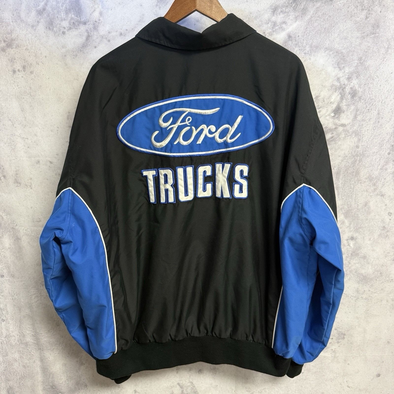 JH Design JH Design Ford Trucks Bomber Jacket Mens 2XL Reversible Embr Size US XXL / EU 58 / 5 - 2 Thumbnail