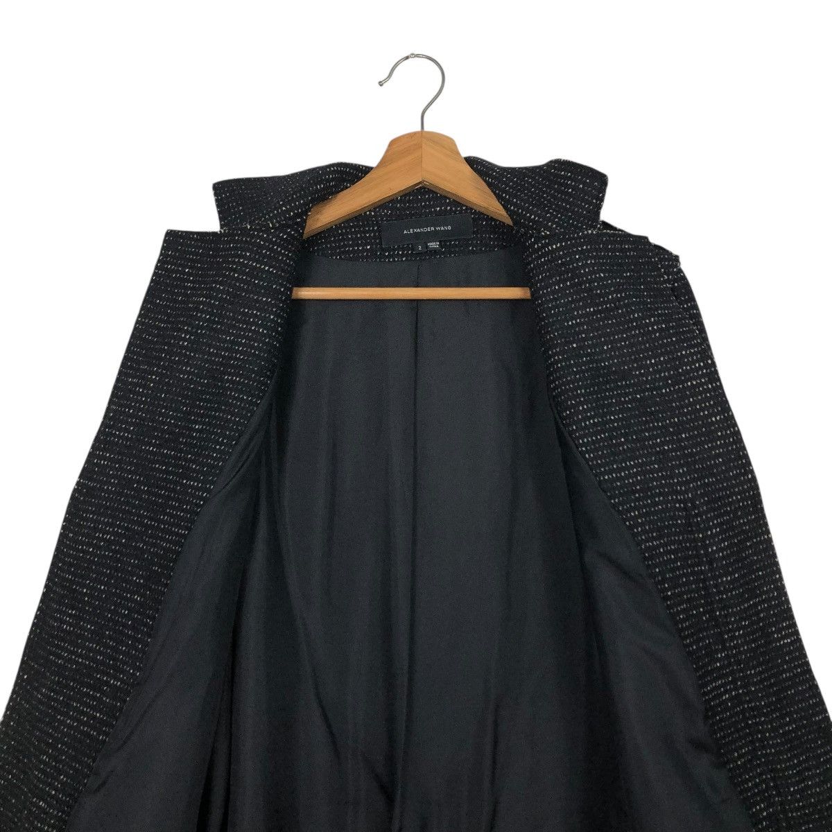 Alexander Wang 🔥ASYMETRICAL ZIPPER WOOL BOMBER JACKET ALEXANDER WANG Size US M / EU 48-50 / 2 - 19 Thumbnail