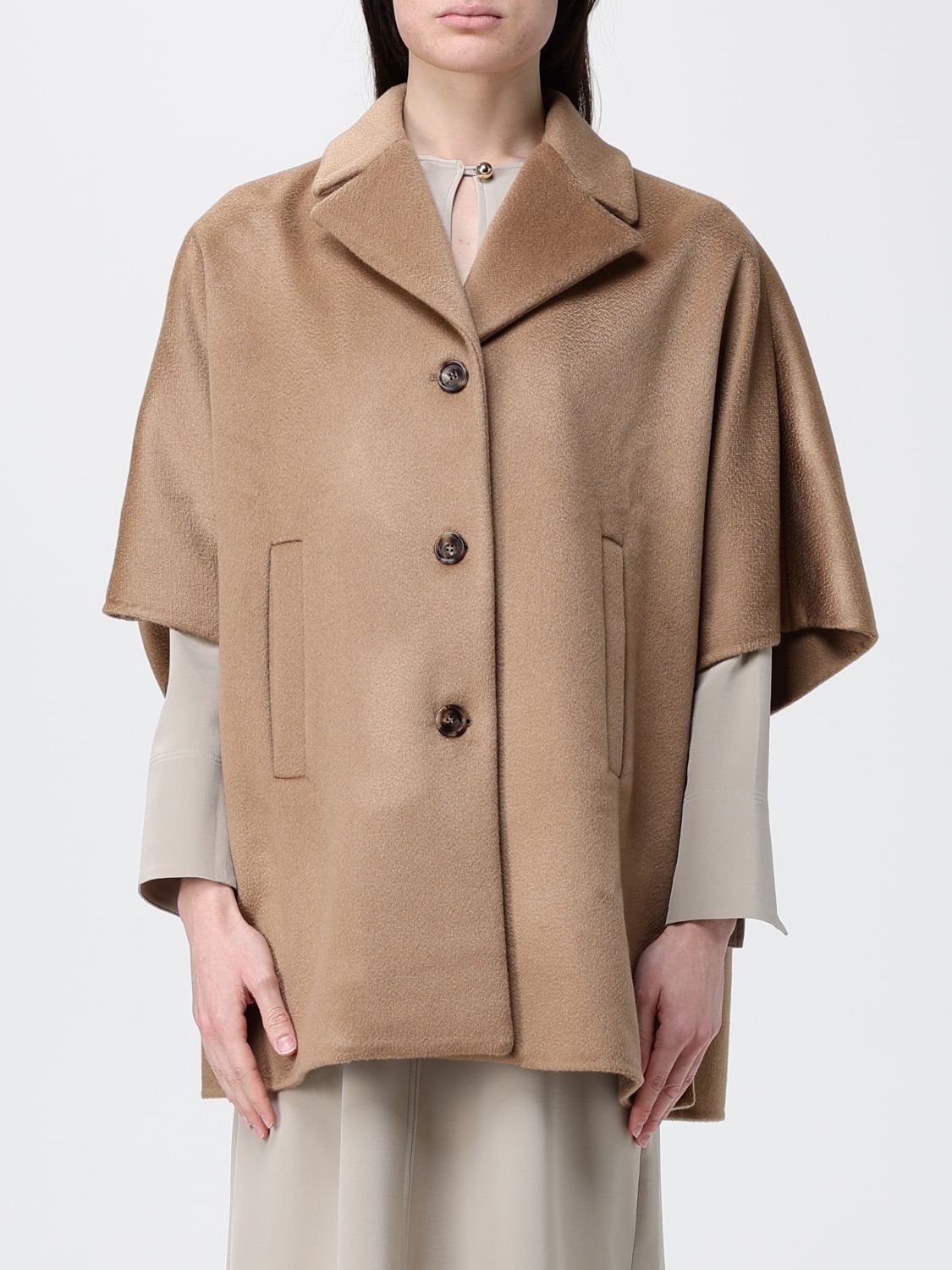 Max Mara Max Mara Dress Woman Beige Size XL / US 12-14 / IT 48-50 - 1 Thumbnail