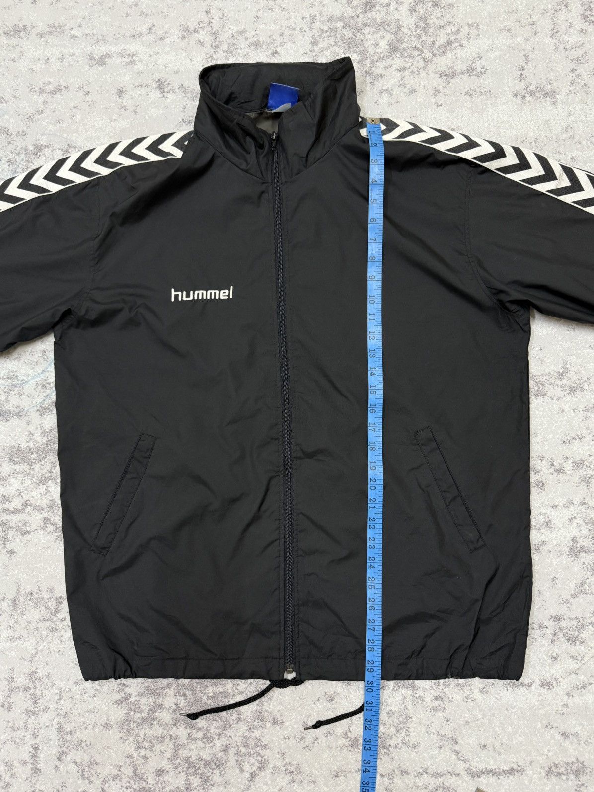 Hummel Vintage 90s Hummel Sidetape Windbreaker Jacket Size US XL / EU 56 / 4 - 17 Thumbnail