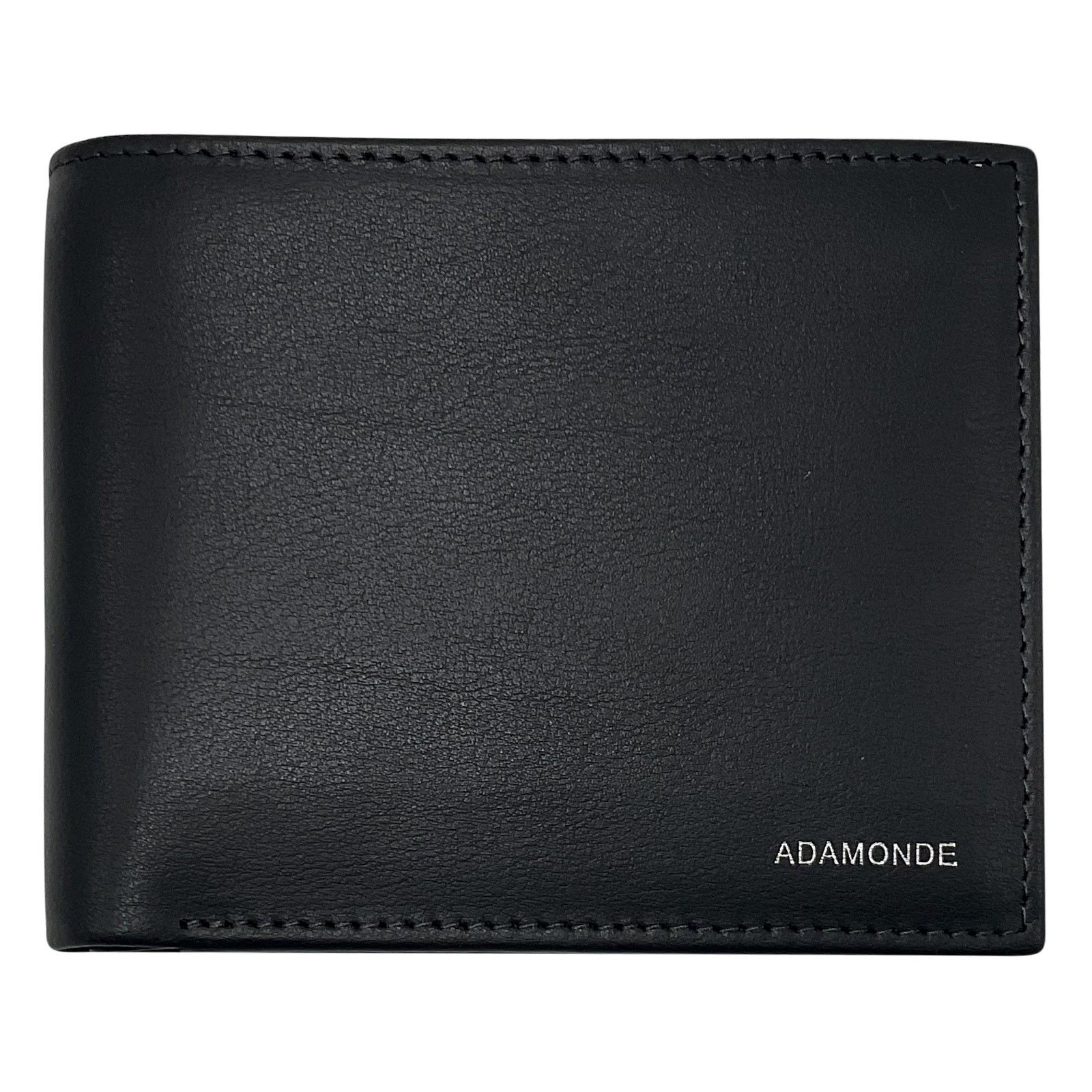 Handmade Men's minimalist Dark Gray leather wallet | Slim wallet Size ONE SIZE - 1 Thumbnail