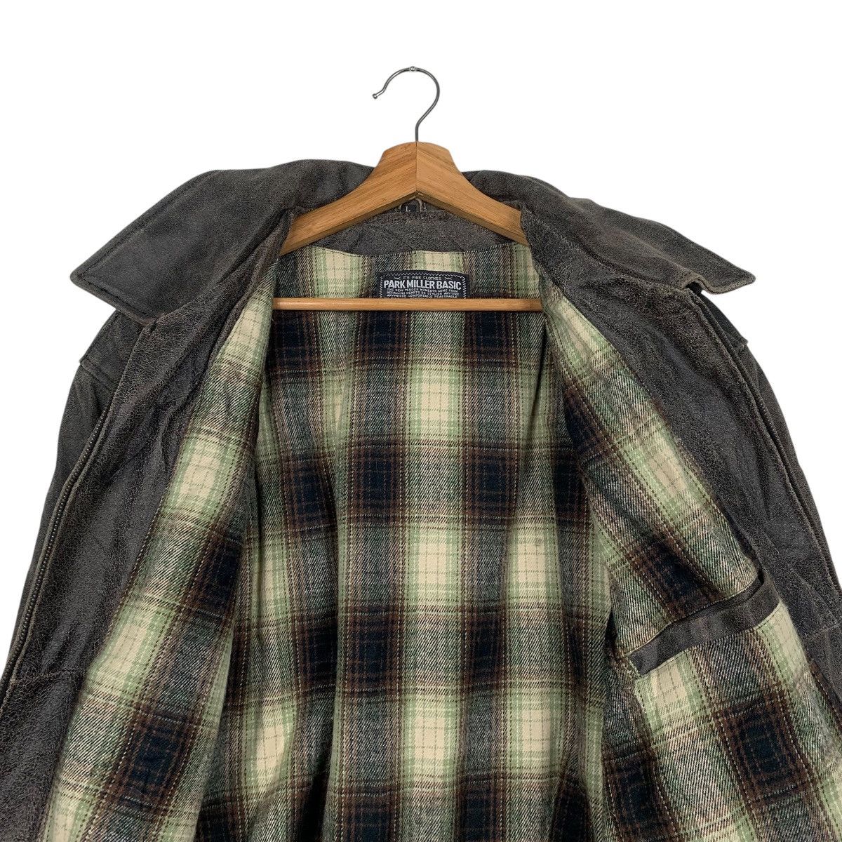 Japanese Brand Japanese Brand Park Miller Basic Leather Jacket Size US L / EU 52-54 / 3 - 12 Thumbnail