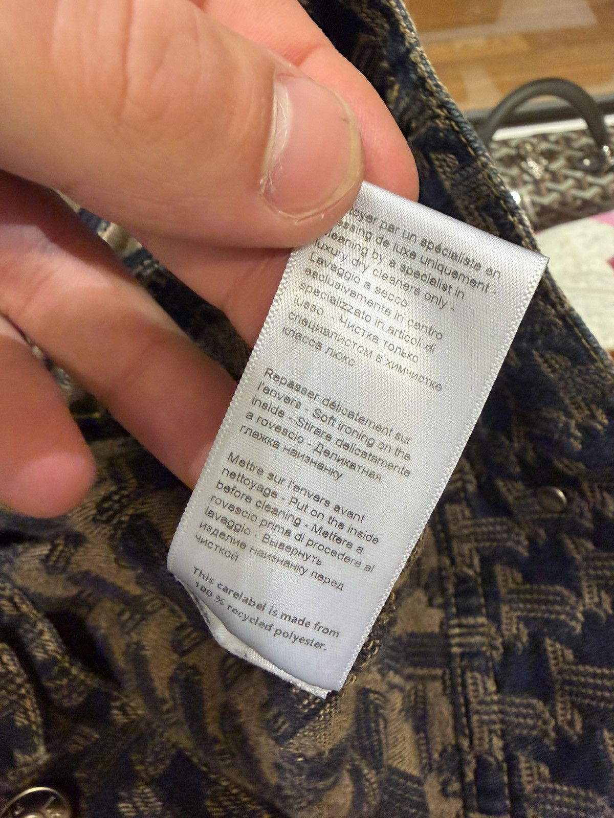 Lanvin Lanvin Monogram Denim Jacket Size US M / EU 48-50 / 2 - 5 Thumbnail