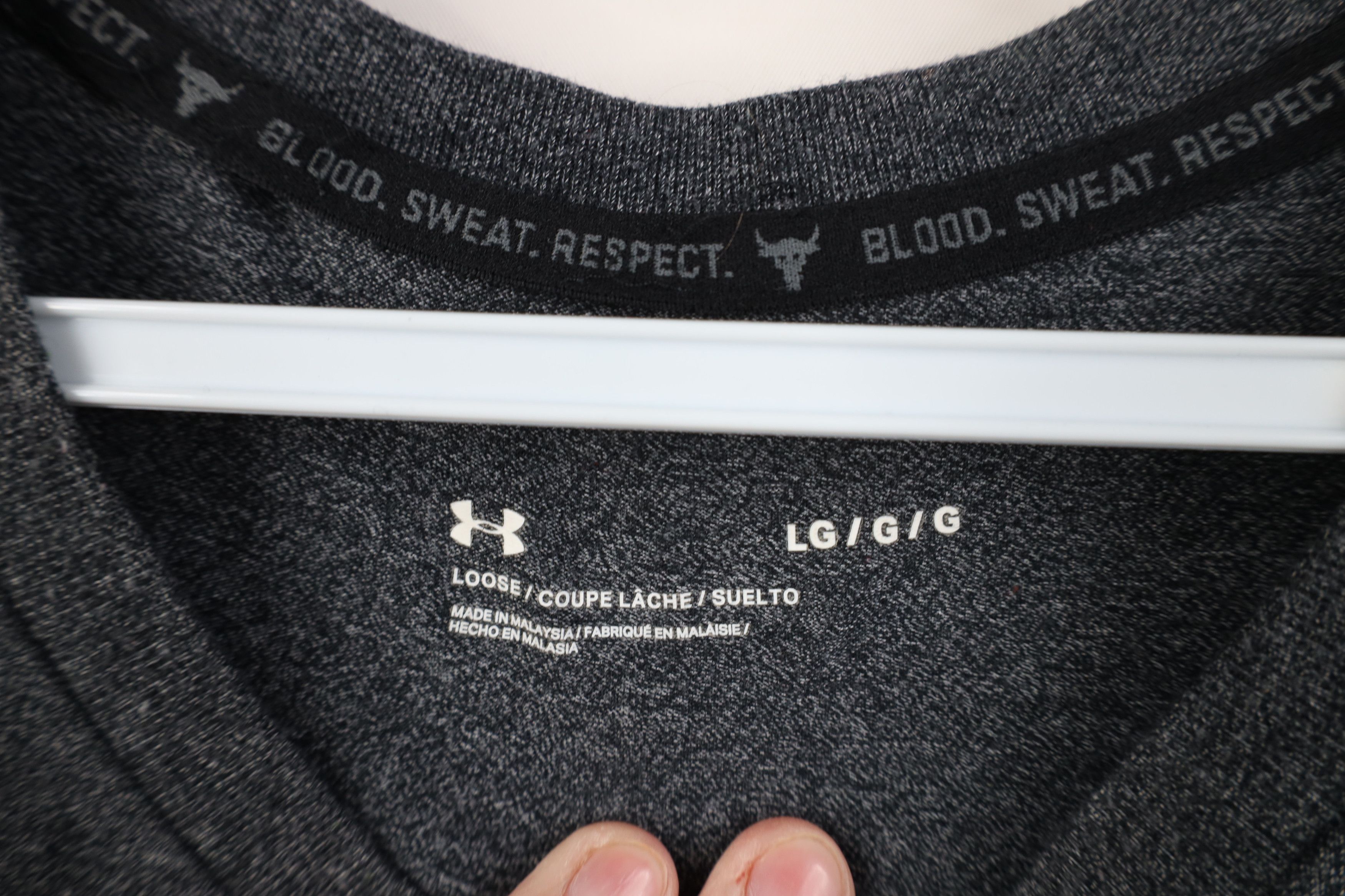 Under Armour Under Armour x Project Rock Blood Sweat Respect Gym T-Shirt Size US L / EU 52-54 / 3 - 7 Thumbnail