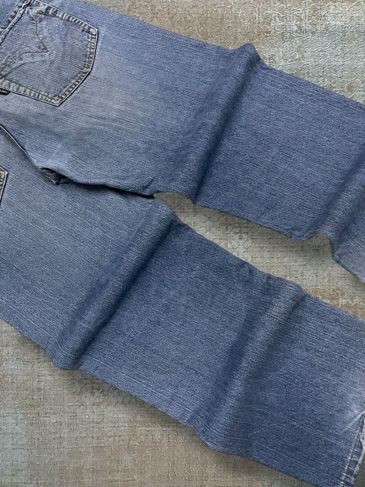 Sessions Vintage 1990s Designer Sessions Streetwear Baggy Denim Style Size US 34 / EU 50 - 16 Thumbnail