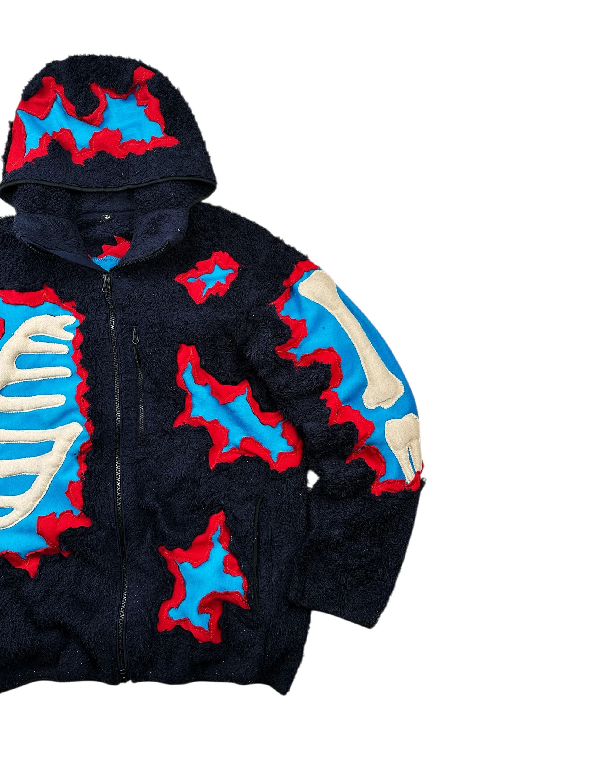 Japanese Brand Re-worked 1 of 1 Bone Puffy Deep Sherpa Jacket Size XL Size US XL / EU 56 / 4 - 2 Thumbnail