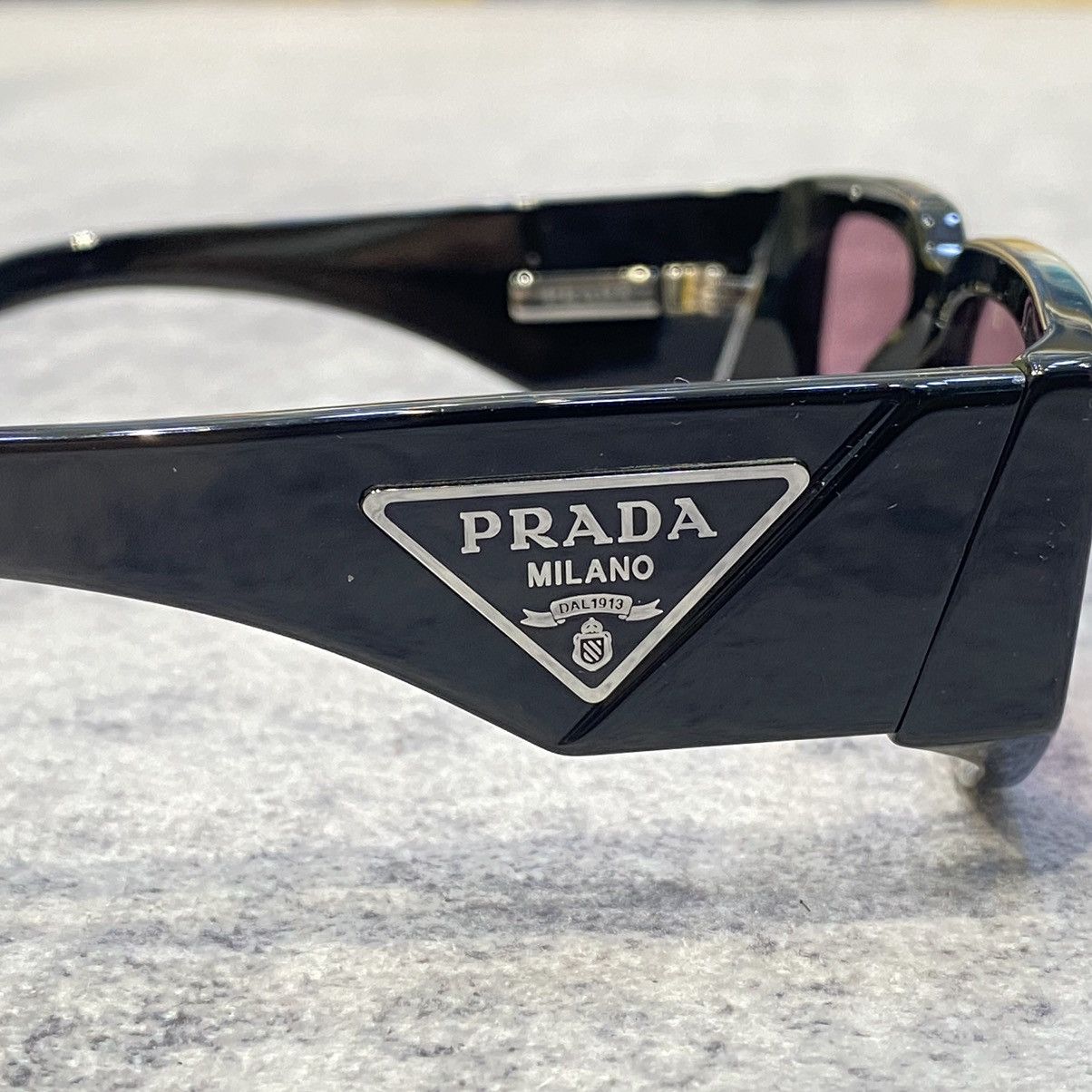 Prada PRADA 0PR 09ZS 16K30L BLACK PINK Size ONE SIZE - 3 Thumbnail