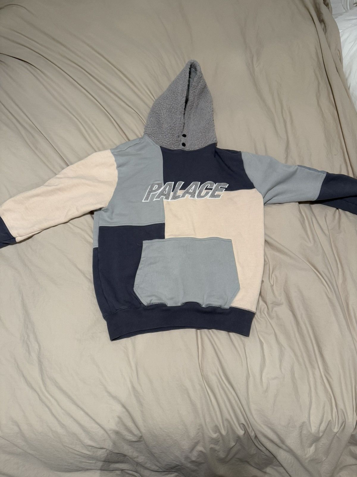 Palace Palace Color Block Sherpa Hoodie Size US L / EU 52-54 / 3 - 2 Thumbnail
