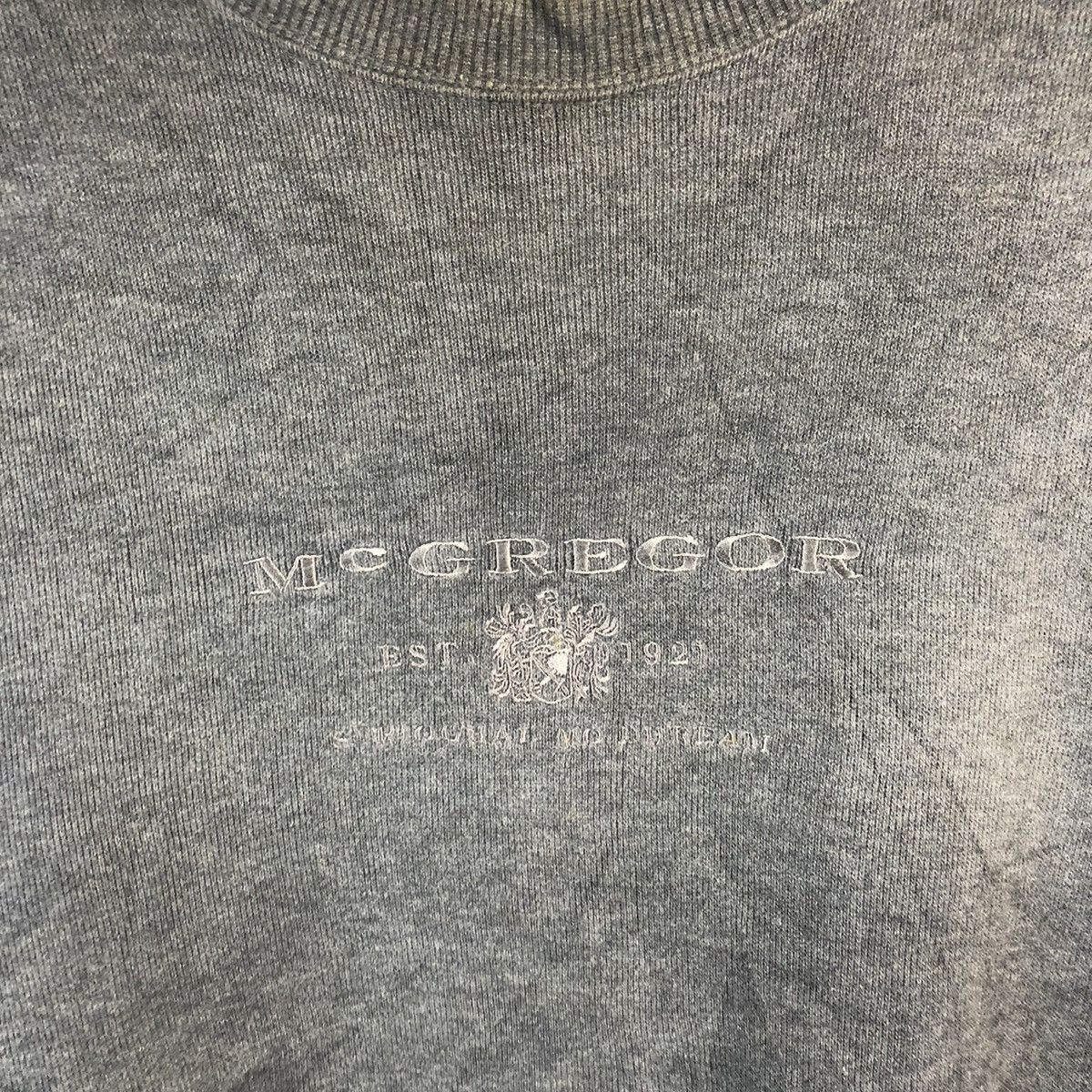 McGregor Mc Gregor vintage Grey Sweatshirt #A1912 Size US L / EU 52-54 / 3 - 9 Thumbnail