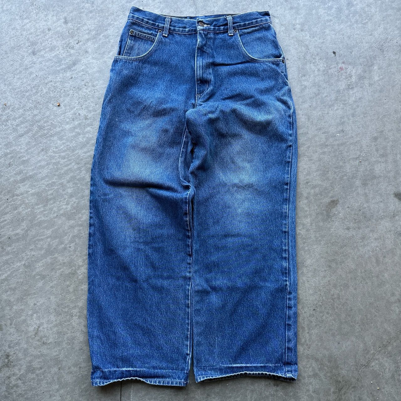 Vintage Vintage 1990s Baggy Wide Leg Solo Jeans | Grailed