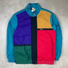 Supreme Color Blocked Track Jacket | Grailed