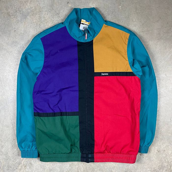 Supreme Supreme Color Blocked Track Jacket Large | Grailed