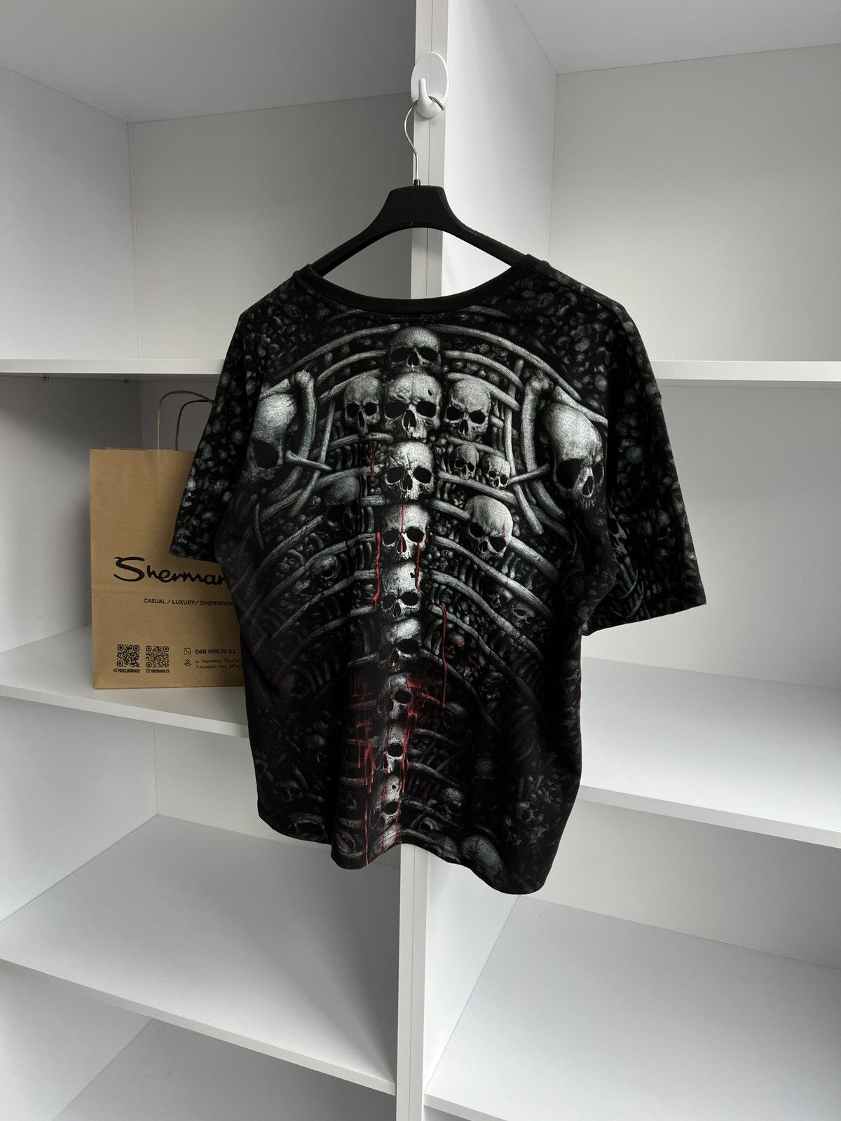 Band Tees × Vintage Vintage Spiral Y2k Skull Ed Hardy Style tee Size US XL / EU 56 / 4 - 9 Thumbnail