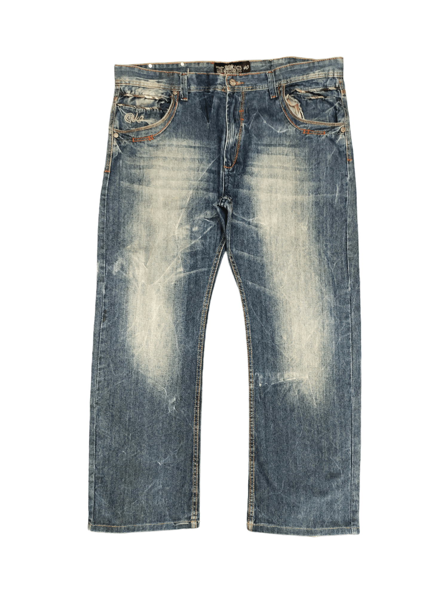 Akademiks Baggy Jeans Akademiks Lot 009 Denim Wide Loose Leg Jnco Size US 40 / EU 56 - 1 Thumbnail