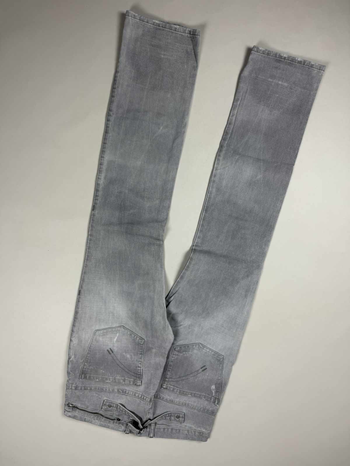Neil Barrett Neil Barrett Men’s Back Buckle Distressed Denim Jeans Size US 34 / EU 50 - 21 Thumbnail