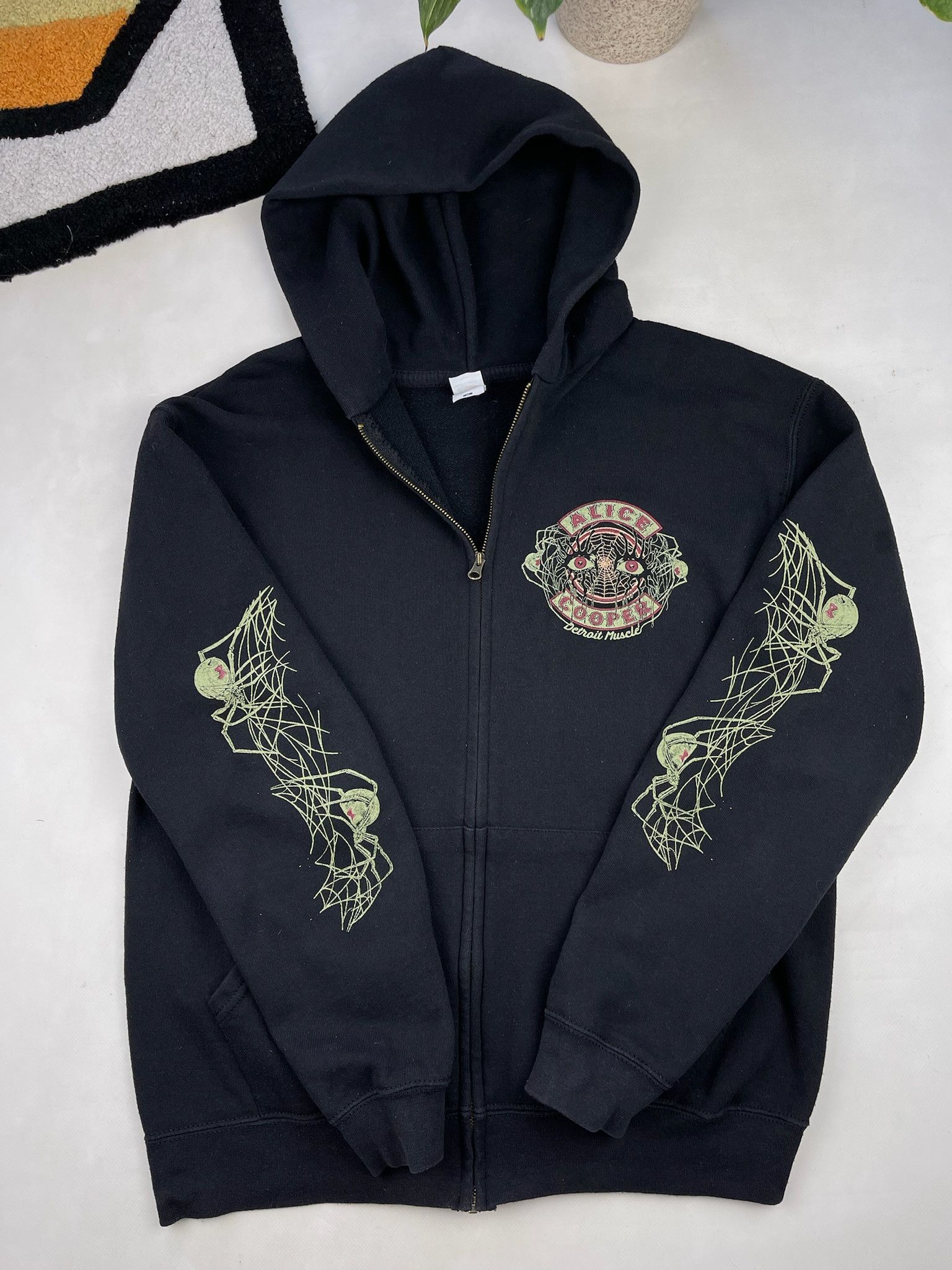Vintage Vintage Ed Hardy Style🕷️ Alice Cooper Hoodie spider web🕸️ Size US M / EU 48-50 / 2 - 6 Thumbnail