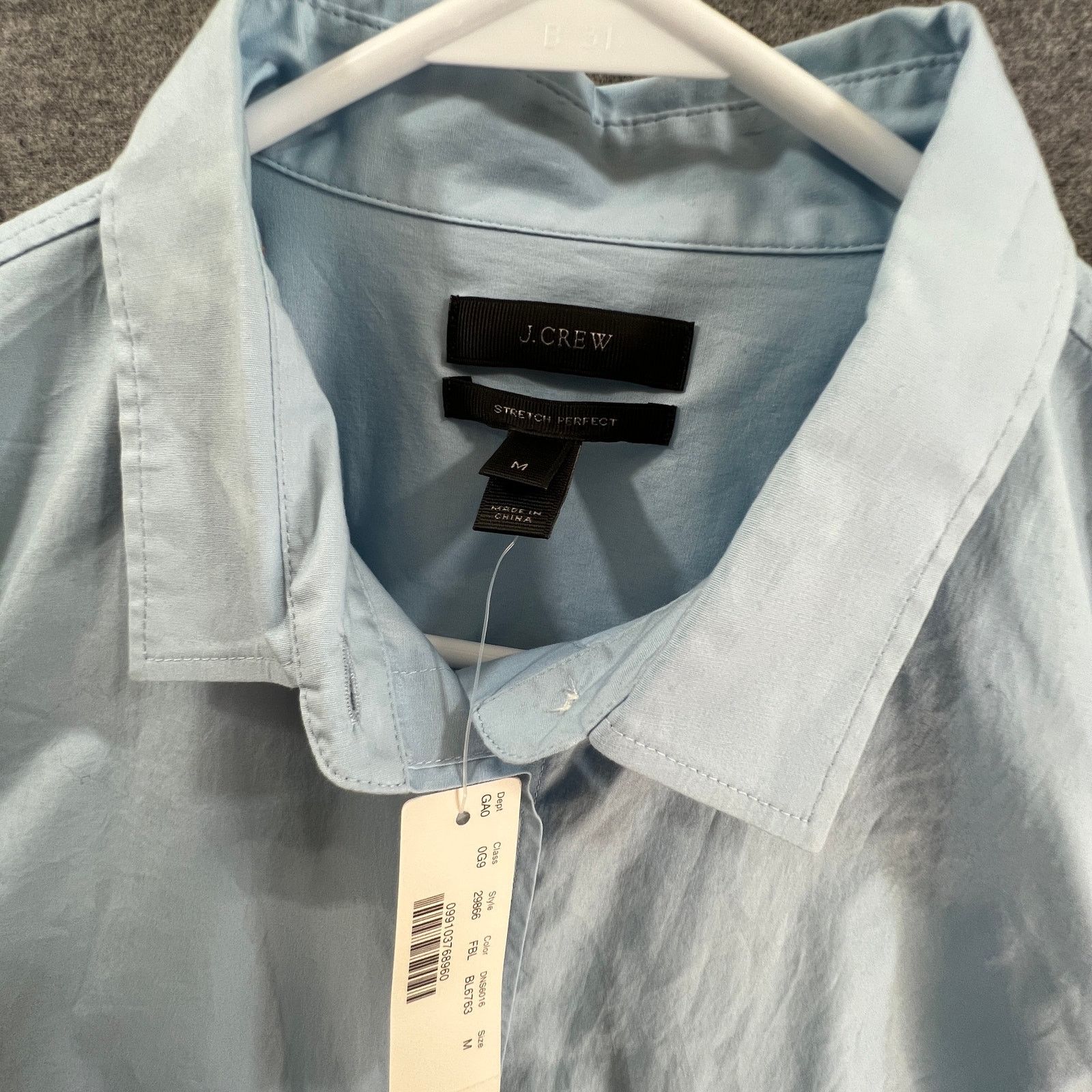 J.Crew J.CREW Blue Button Up Shirt Women Size Medium Size M / US 6-8 / IT 42-44 - 3 Thumbnail