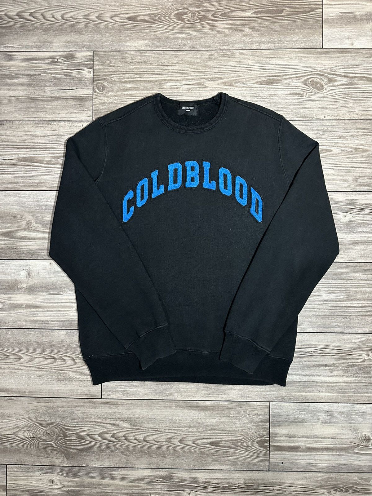 image of Drake Scorpion Tour Cold Blood Crewneck in Black, Men's (Size XL)