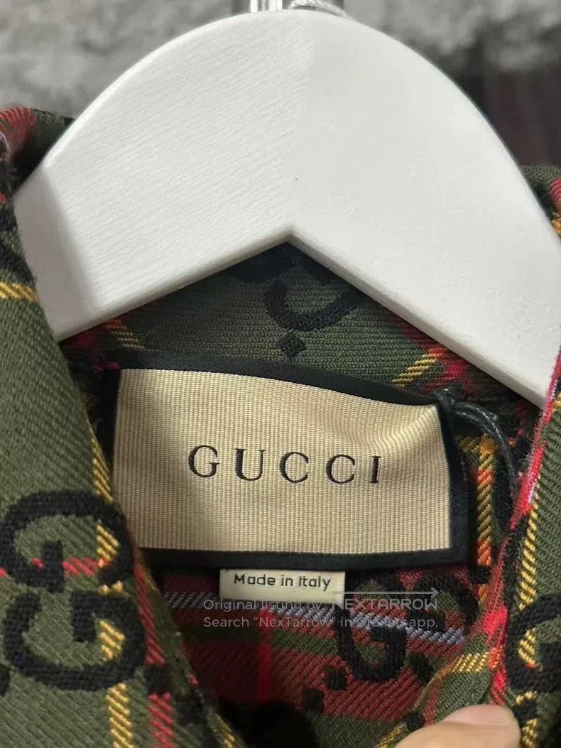 Gucci Gucci Plaid Shirt Jacket Size 42. Size US M / EU 48-50 / 2 - 6 Thumbnail